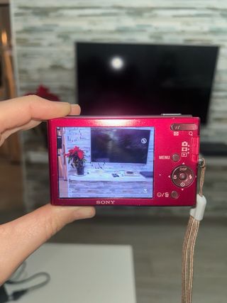 Sony Cyber-shot Cámara Digital Roja