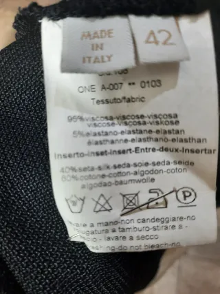 Abito Brand One 1 nero