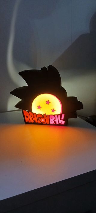 Lámpara LED Dragon Ball con 4 estrellas
