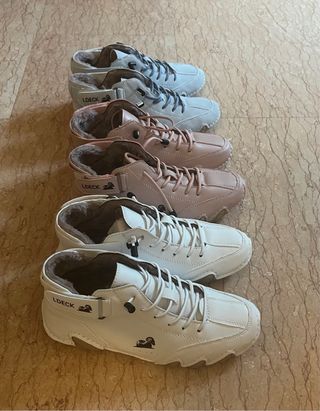 Pack 3 pares Botines barefoot unisex  LDECK,N°36.