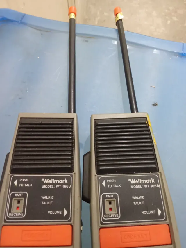 Walkie Talkie Wellmark WT-1668 Antiguo