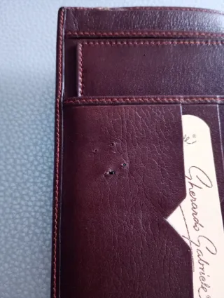 Cartera Monedero Gerardo's Gabriels Marrón y Dorad