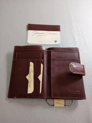 Cartera Monedero Gerardo's Gabriels Marrón y Dorad