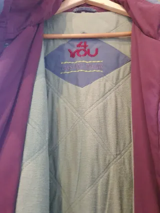 Chaquetón gris hombre.