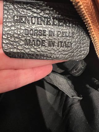 Zainetto marrone trapuntato