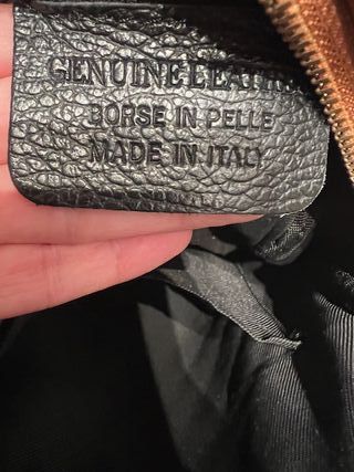 Zainetto marrone trapuntato