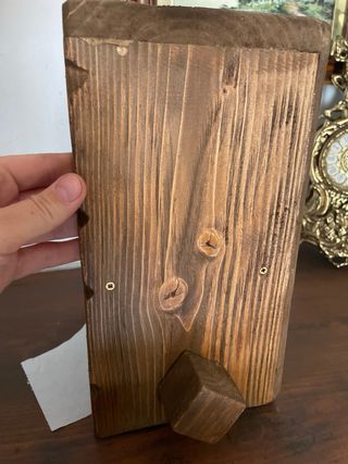 Portarrollos de madera para papel higiénico