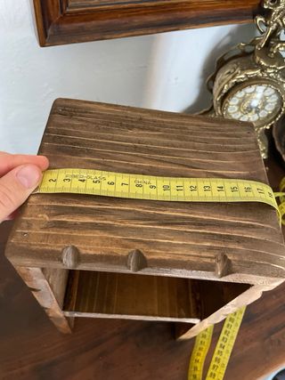 Portarrollos de madera para papel higiénico