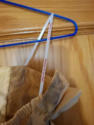 Vestido corto fiesta dorado