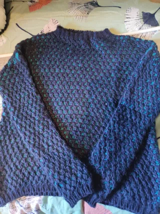 Maglione UCB blu e turchese