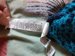 Maglione UCB blu e turchese