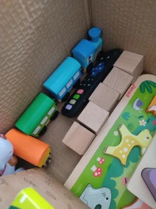 Lote Juguetes Madera JANOD y GRIMM'S + Pack Sensor