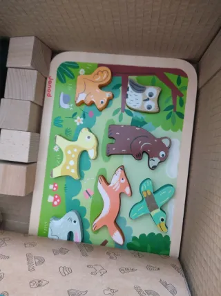 Lote Juguetes Madera JANOD y GRIMM'S + Pack Sensor