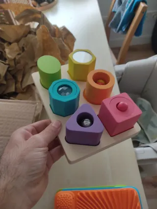 Lote Juguetes Madera JANOD y GRIMM'S + Pack Sensor