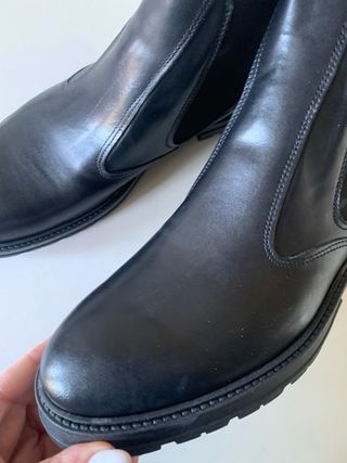 Stivaletti uomo vera pelle neri