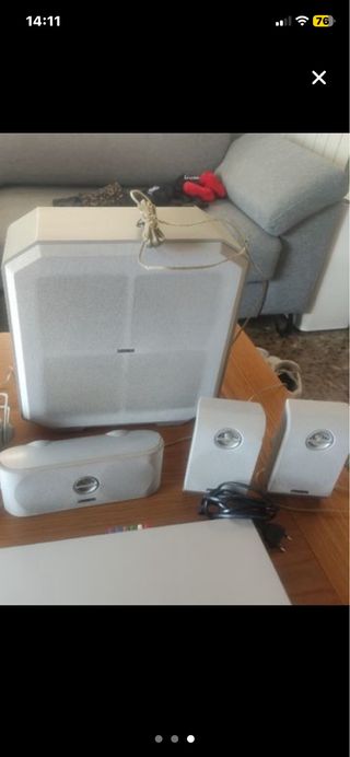 Home cinema Philips 3.1 Beige/Blanco