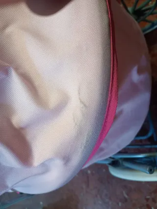 Carrito de muñecas rosa