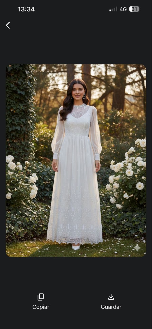 Traje de Novia Blanco Boda