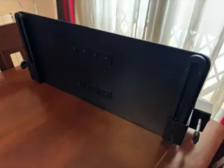 Plataforma teclado extraíble con abrazadera