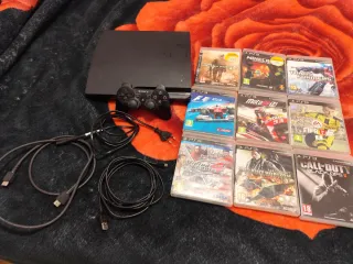 Consola PS3 Slim 320GB + 9 Juegos