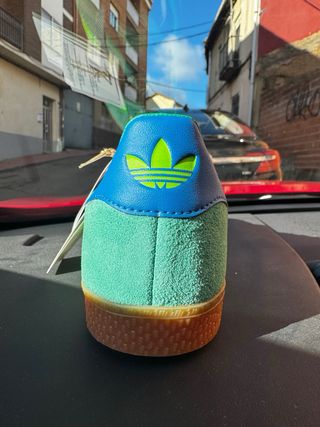 Adidas Gazelle Verde y Azul
