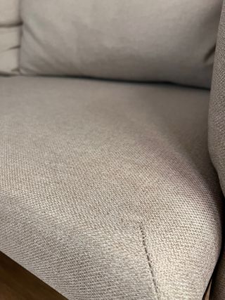 Sofá 2 plazas beige