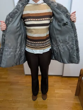 Chaquetón de astrakan