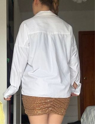 Camisa blanca manga larga