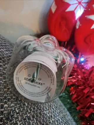 Taza Starbucks Oso Navideño