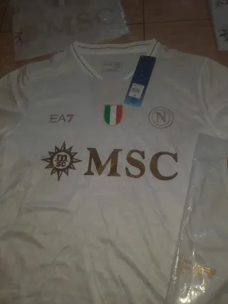 Camiseta EA7 Napoli Talla S M L