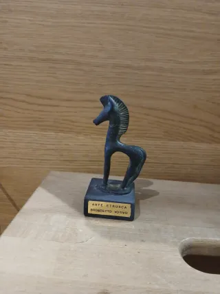 Figura Bronce Etrusca Bronzetto Votivo