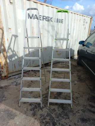 Escalera aluminio 7 peldaños precio por unidad