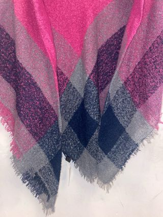 Bufanda Cuadrada Rosa y Morada