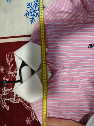 Camisa Carolina Herrera Rayas Rosas y Blancas