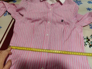 Camisa Carolina Herrera Rayas Rosas y Blancas