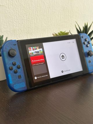 ¡COMO NUEVA! Nintendo Switch Azul
