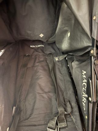 Carrito Gemelar Maclaren Negro