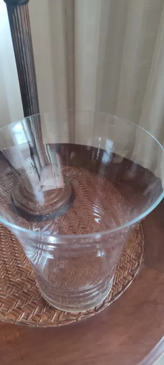 Jarrón de cristal para ramos grandes