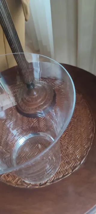 Jarrón de cristal para ramos grandes