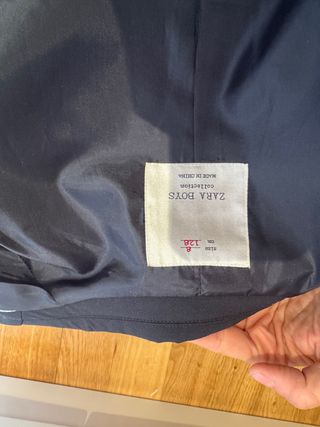 Traje de niño Zara azul Talla 8 años