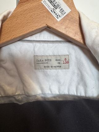 Traje de niño Zara azul Talla 8 años