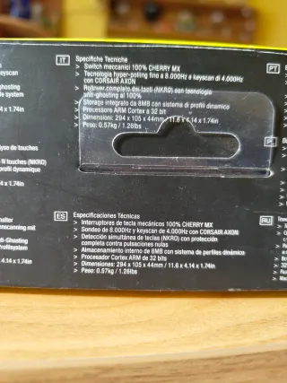 Teclado Corsair K65 RGB Mini Nuevo