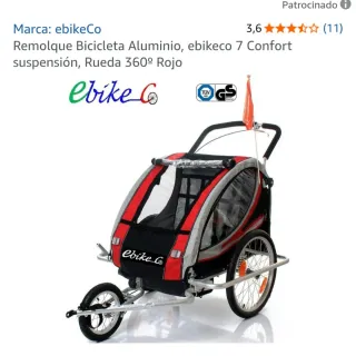 Carro remolque para bicicleta