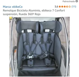 Carro remolque para bicicleta