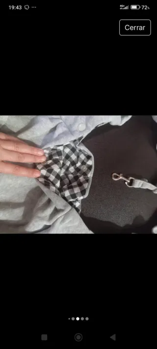 Bolsa transportín para mascotas azul
