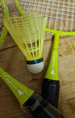 SET PALAS BADMINTON PLAYA CON RED. NUEVO