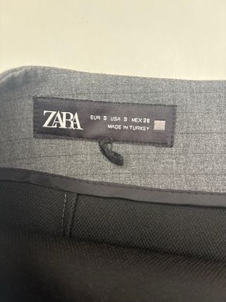 Falda pantalón Zara gris