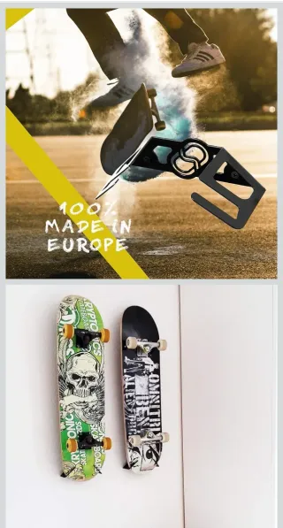 Soporte Skateboard Acero