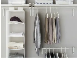 Barra extensible IKEA MULIG Blanca