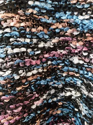 Jersey punto cuello alto multicolor Talla S/M